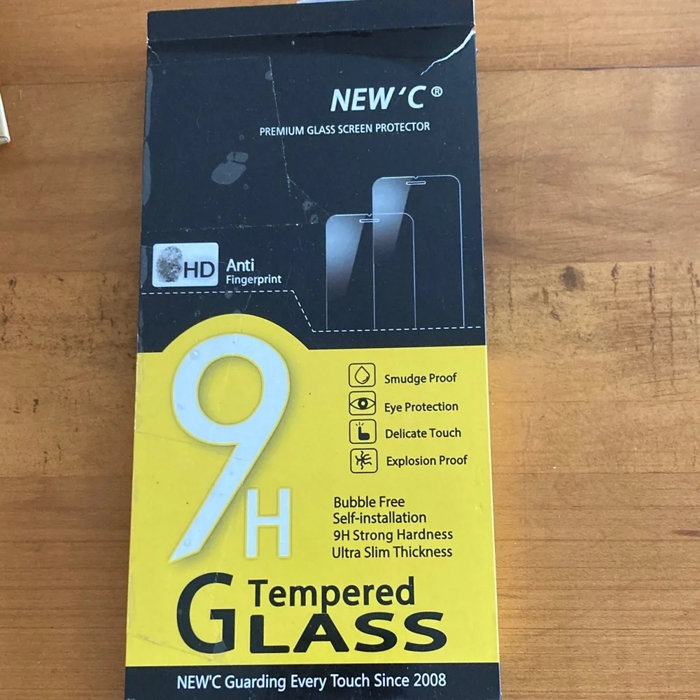 iPhone 15 Tempered Glass Screen Protector -